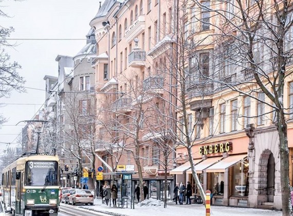 Carrer Boulevardi, al centre d'Hèlsinki